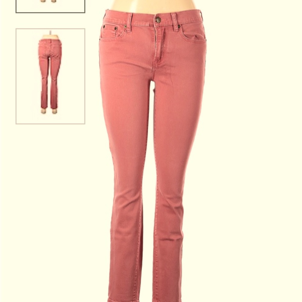 J.Crew Factory Sz 29 Dusty Rose/Pink Stretch Skinny Jeans